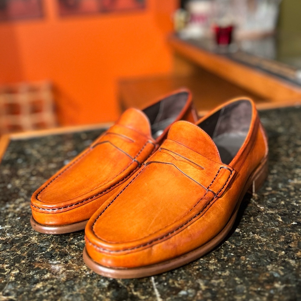 Johnston & Murphy, Men’s 10.5, Cognac, NEW WITH TAGS